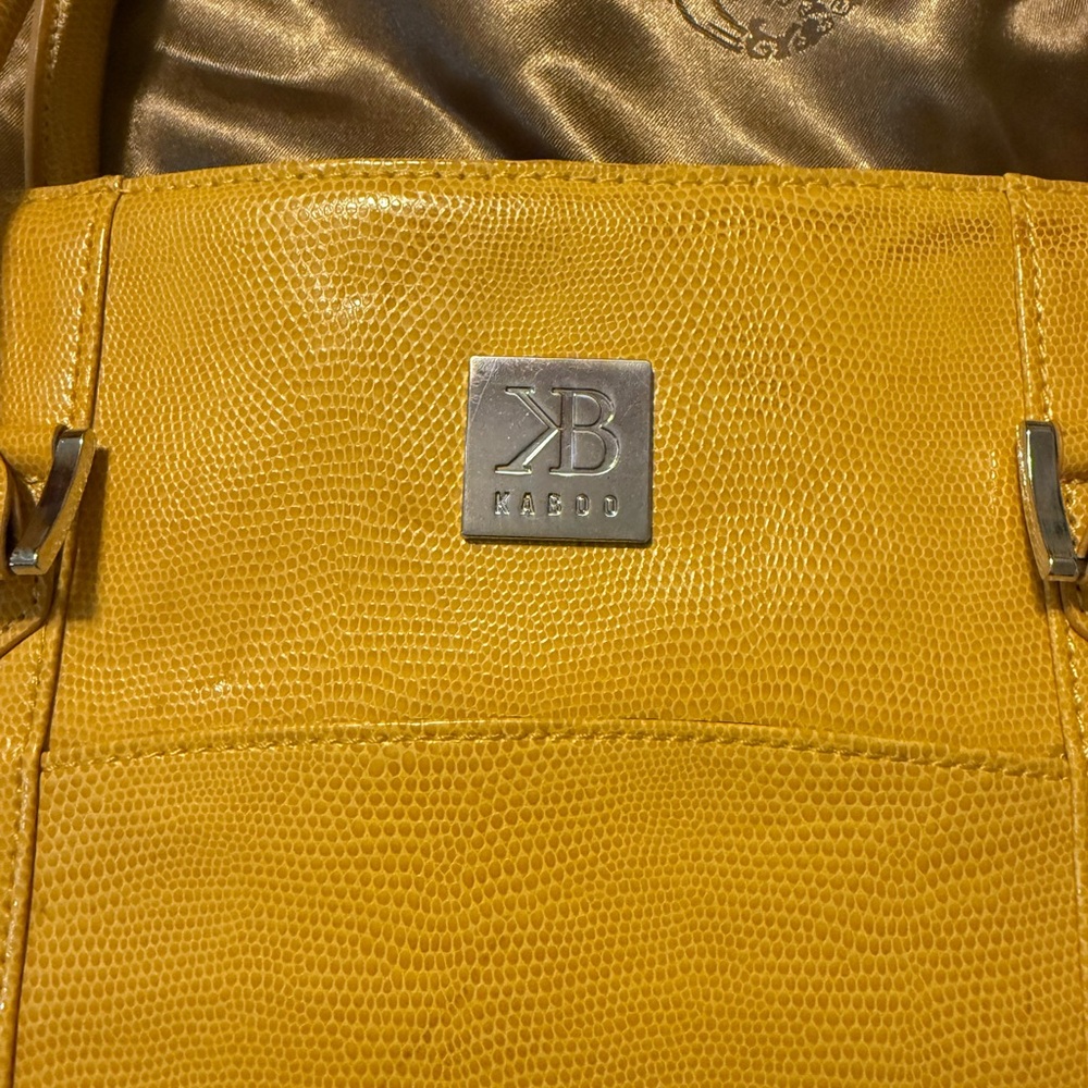 Kaboo all leather tote style bag vintage